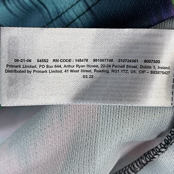 Primark Polo Shirt Mens M Multicolor Golf Performance Dazed Print Short Sleeve - Picture 7 of 10